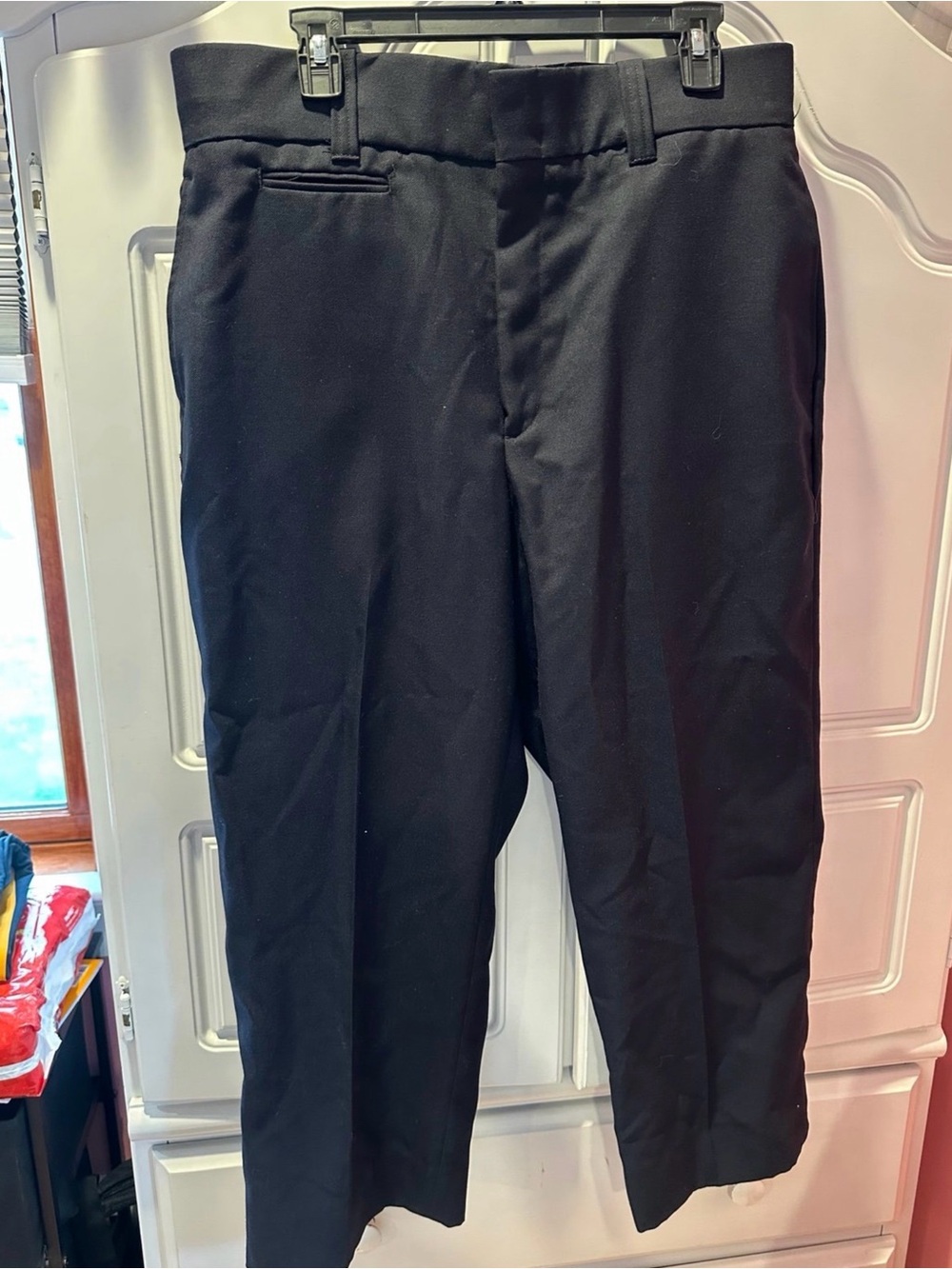 Flying Cross Men’s Uniform Dress Pants 36 Regular Black Navy formal Trouser